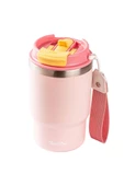 Tantitoni PEMBE 2Sİ 1 ARADA KAPAKLI TERMOS BARDAK 480ML - 1