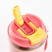 Tantitoni PEMBE 2Sİ 1 ARADA KAPAKLI TERMOS BARDAK 480ML - 3