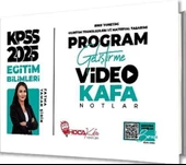 2025 KPSS Eğitim Bilimleri Program Geliştirme Video Kafa Notlar Hoca Kafası - 1