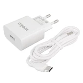 WEKO WK-21435 M7 2.1 AMPER ŞARJ BAŞLIK ADAPTÖRÜ + TYPE-C KABLO (NO:3) - 4