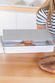 Acar 5780 Aliminyum Dikdörtgen Kek Kalıbı 36 Cm - 2