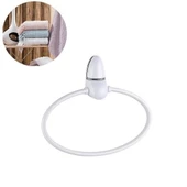 Oval Yuvarlak Halka Havluluk Dekoratif El Havlusu Tutacağı Askısı - 1