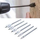 6 Parça Tahta Ahşap Oyma Yaprak Matkap Ucu Seti thumbnail 3