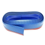 Mavi 2,5 Metre Araba Oto Ön Tampon Koruyucu Kauçuk Pratik Tampon Şerit Bant Döşeme Kiti thumbnail 6