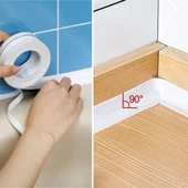 Su Sızdırmaz Banyo Mutfak Lavabo Küvet İzolasyon Şerit Bant,lavabo Kenar Bandı 3.2 Mt X 38 Mm - 4