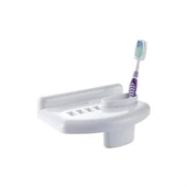 Banyo Diş Macunu Diş Fırçası Tutacağı Bardağı Fırçalık Stand - 1
