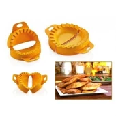 3lü Çiğ Börek Kurabiye Hamur İşi Ravioli Kesme Kalıbı Aparatı thumbnail 2