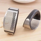 Yeni Sarımsak Ezici Paslanmaz Çelik Garlic Press - 2