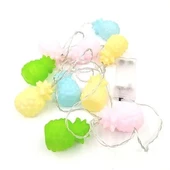 Karışık Renk Dekoratif Ananas Dolama 10’lu Şerit Led Işık Zinciri thumbnail 1