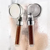 %50 Su Tasarruflu Ve Arıtmalı Doğal Taşlı Banyo El Duş Başlığı thumbnail 3