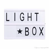 Sinematik Lightbox Dekorasyon Aydınlatma Aksesuarları (a5 Boyut) - 8