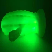 Pilli Silikon Led Işıklı Sevimli Kaktüs Gece Lambası Aydınlatması - 3