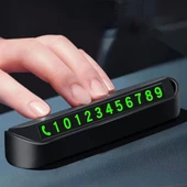Pratik Fosforlu Telefon Numarası Yamzak İçin Araç İçi Oto Numaratör Numaralık - 3
