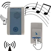 Wireless Bağlantılı Ev, Ofis, Daire Veya Bahçe Kapıları İçin Kablosuz Kapı Zili - 4