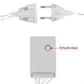 8 Fonksiyonlu 16 Saçaklı Perde Led 3 X 1 (günışığı) - 5