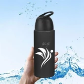 Kilitlenebilen Matara Güvenlikli Suluk Sporcu Matarası Spor Su Şişesi İçecek Şişesi 700ml - 5
