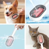 Su Hazneli Kedi Ve Köpek Tüyü Toplamama Fırçası Su Hazneli Pet Tarağı thumbnail 6