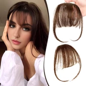 Fiber Sentetik İnce Perçem - Açık Kahverengi thumbnail 1