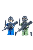 Özel Kuvvetler Mini Asker ve Mini Polis Figür Seti 8 CM Minifigür 2'li MEGASET - 3