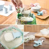 Ördek Tasarımlı Mandallı Tazelik Koruyan Ölçekli Kuru Mama Kaşığı Mama Ölçeği thumbnail 5