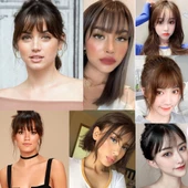 Fiber Sentetik İnce Perçem - Açık Kahverengi thumbnail 3