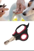  büyük Irk Köpek Kedi Çelik Uçlu Evcil Hayvan Tırnak Makası Pati Bakım Aleti Ergonomik Kaymaz - 8