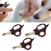 büyük Irk Köpek Kedi Çelik Uçlu Evcil Hayvan Tırnak Makası Pati Bakım Aleti Ergonomik Kaymaz - 7