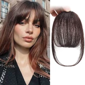 Fiber Sentetik İnce Perçem - Kahverengi thumbnail 1