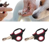  büyük Irk Köpek Kedi Çelik Uçlu Evcil Hayvan Tırnak Makası Pati Bakım Aleti Ergonomik Kaymaz - 5