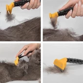 Fubminator Kedi Köpek Tüy Toplama Tarağı  Kaşıma Aparatı 4,5 Cm thumbnail 4