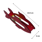 Kediler İçin Ahşap 2 Toplu Eğimli  Sevimli Balık Şeklinde Eğitim Amaçlı Oyuncak thumbnail 2