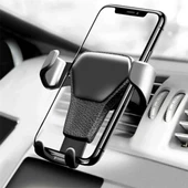 Araç İçi Klima Izgarasına Takılabilen Plastik Oto Telefon Tutucu Gravity - 6