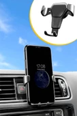 Araç İçi Klima Izgarasına Takılabilen Plastik Oto Telefon Tutucu Gravity - 5