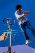 Kumandalı 360 Derece Dönebilen Cep Telefonu Ve Kamera Tripodu 2.2m Uzayabilen Selfie Çubuğu thumbnail 7