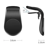 ® Havalanndırma Izgarasına Takılabilen Mandallı Mıknatıslı Oto Araç Içi Manyetik Telefon Tutucu - 6