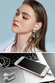 İphone Ucu Çıkışlı Pop Up Kulakiçi Yumuşak Kontrol Tuşlu Kulaklık - 8