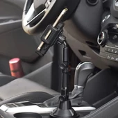 Teleskopik Araç Bardak Yerine Giren Telefon Tutucu thumbnail 6