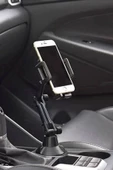Teleskopik Araç Bardak Yerine Giren Telefon Tutucu thumbnail 7