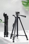 Telefon Ve Fotoğraf Makinası Takılabilen Bluetooth Kumandalı 146 Cm Tripod - 5