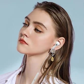 İphone Ucu Çıkışlı Pop Up Kulakiçi Yumuşak Kontrol Tuşlu Kulaklık - 4