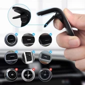 ® Havalanndırma Izgarasına Takılabilen Mandallı Mıknatıslı Oto Araç Içi Manyetik Telefon Tutucu - 4