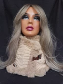 Kürk detayi, içi silikon dolgulu sıcacık tutan, içi polar neck Warner boyunluk - 1