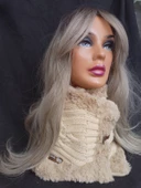 Kürk detayi, içi silikon dolgulu sıcacık tutan, içi polar neck Warner boyunluk - 2