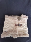 Kürk detayi, içi silikon dolgulu sıcacık tutan, içi polar neck Warner boyunluk - 4