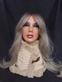 Kürk detayi, içi silikon dolgulu sıcacık tutan, içi polar neck Warner boyunluk - 3