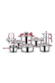 Schafer Compact Çelik Çeyiz Seti - 18 Parça - Gülkurusu - 1
