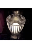 RAYTOYS OYUNCAK   7 Adet Büyük Boy Tea Light Mum Için Cam Mumluk Tealight Cam Mumluk 7x4x8 Cm Sevgililer Gününe Özel - 3