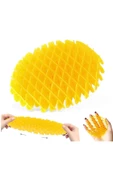 RAYTOYS OYUNCAK   YENİ NESİL SARI SOLUCAN STRES OYUNCAĞI TOP ANAHTARLIKLI MODEL 2 ÖZELLİKLİ VIP NEW YELLOW FIDGET WORM - 1