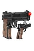 RAYTOYS OYUNCAK   VIPÖZEL KALİTE METAL POLİS TABANCASI METAL KAPSÜL TABANCASI 8Lİ KAPSÜL OYUNCAK TABANCA METAL TABANCA - 2