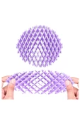 RAYTOYS OYUNCAK   YENİ NESİL MOR SOLUCAN STRES OYUNCAĞI TOP ANAHTARLIKLI MODEL 2 ÖZELLİKLİ VIP NEW PURPLE FIDGET WORM - 1